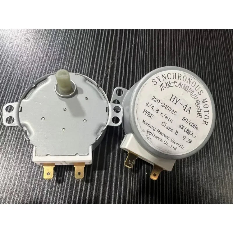 220-240VAC 4/4.8 Rotating Claw Pole Permanent Magnet Synchronous Motor HY-4A Microwave Oven Tray 50/60HZ