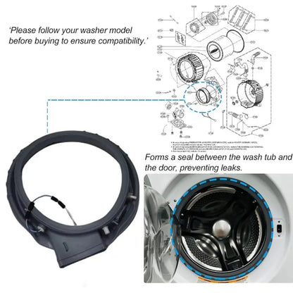 B59B Washing Machine Door Seal Ring Replacement DC64-01810A for , Rubber Gasket, Drum Type Washer