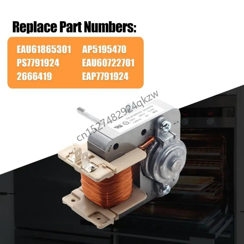 Multifunctional Fan Motor Ovens Repair Accessories ABS Texture Compatible with Even Baking Results R9CD