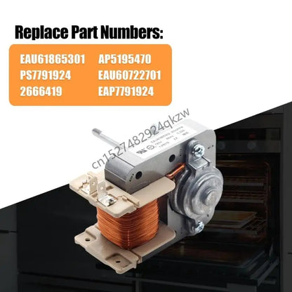 Multifunctional Fan Motor Ovens Repair Accessories ABS Texture Compatible with Even Baking Results R9CD