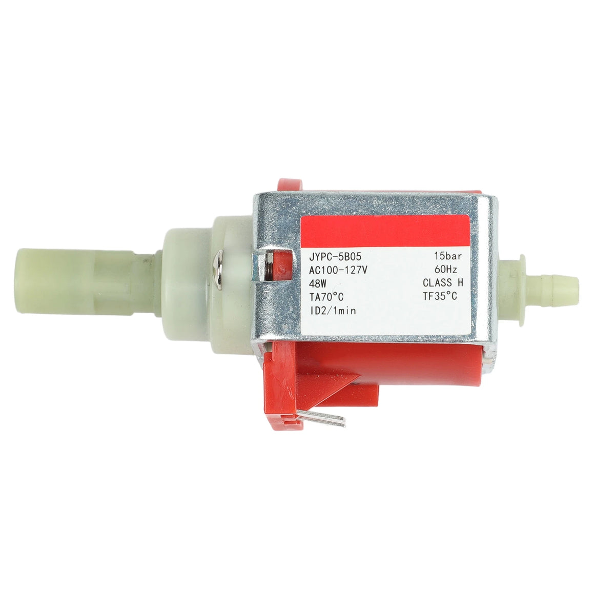 Silver Iron Solenoid Valve Water Pump For Espresso Coffee Machine 700ccmin Flow Rate AC 110V 120V Brewing System Accessories