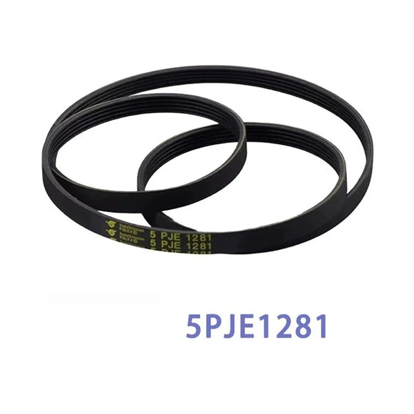 Compatible with Little Swan Compatible with Midea drum washing machine belt 5PJE1281, triangle conveyor belt，1pcs