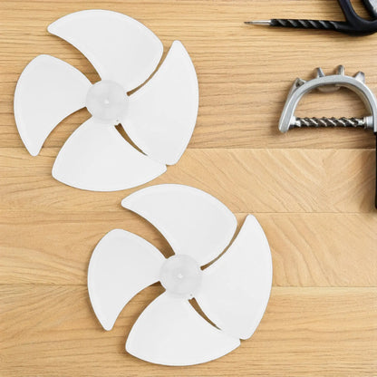 4Pcs Microwave Oven Replacement Parts Plastic Motor Fan Blade Cooling Fan Assembly Quiet Operation Wear Resistant for Oven Parts
