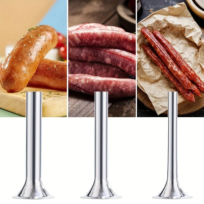Stainless Steel Sausage Stuffer Tubes for Meat Grinder,Sausage Stuffer Attachment for KitchenAid Stand Mixer