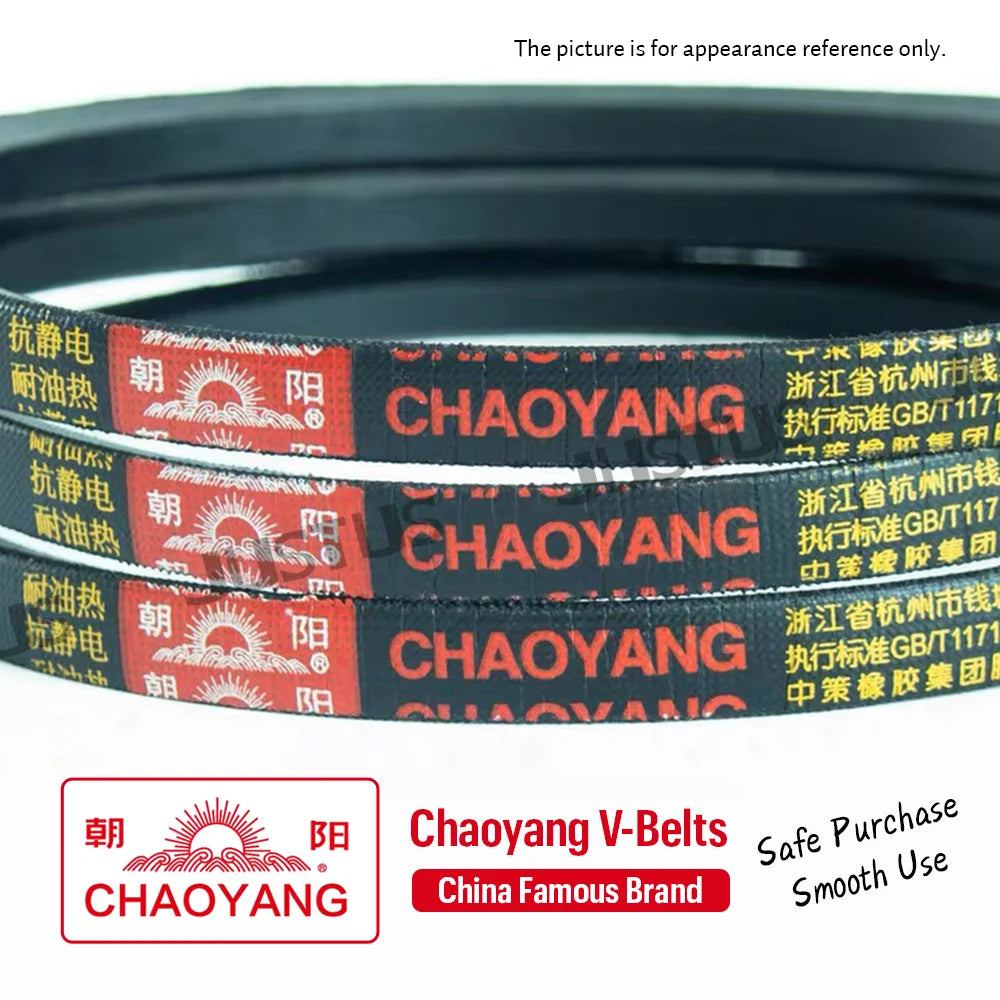 CHAOYANG Z Type V-Belt Z1050/1067/1092/1100/1118-Z1600 Replacement Transmission Belt for Washer, Sealing Machine, Dough Maker
