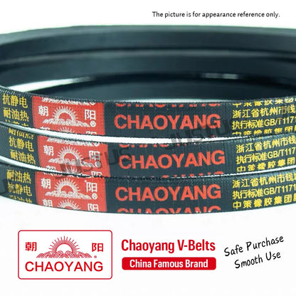CHAOYANG Z Type V-Belt Z1050/1067/1092/1100/1118-Z1600 Replacement Transmission Belt for Washer, Sealing Machine, Dough Maker
