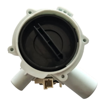 1Pc White Plastic Drain Pump Motor Valve Replacement For Washing Machine Laundry Appliance Parts Accessories