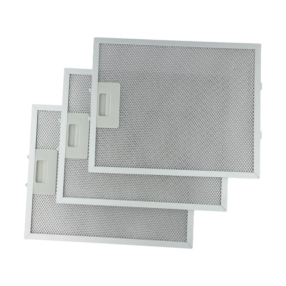 3pcs Aluminum Cooker Hood Metal Grease Filters Metal Mesh Extractor Vent Filter 310x250x9mm Kitchen Accessories