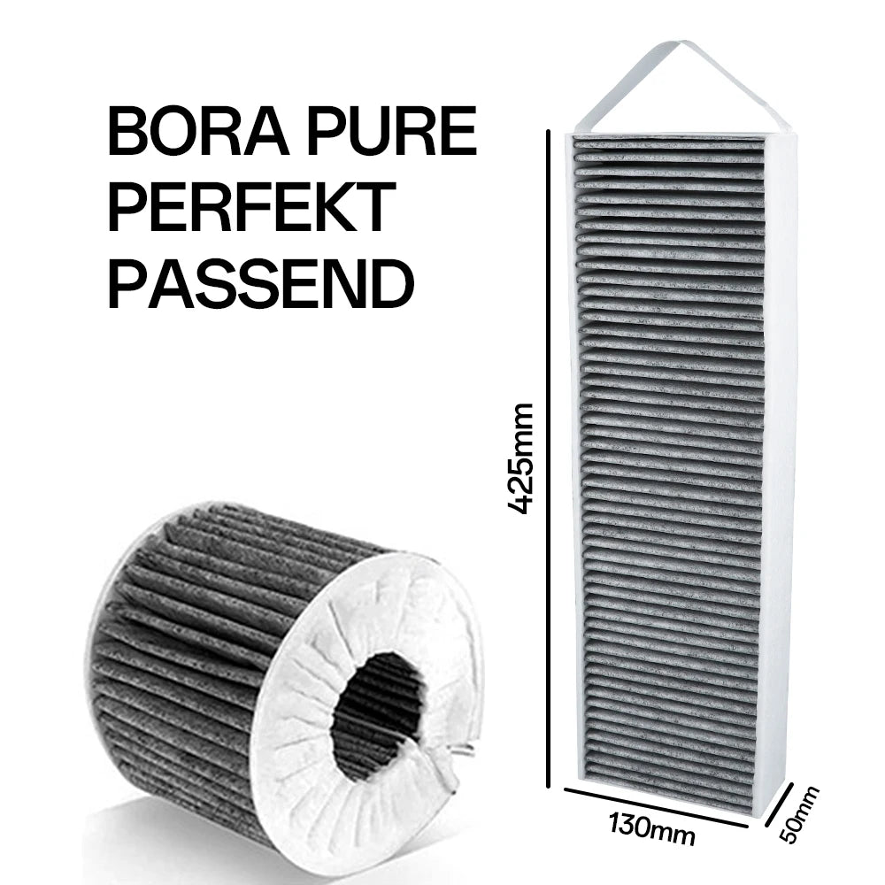 2pcs for Bora Pure Puakf Puru Puxu Roller Range Hood Activated Carbon Filter Self Replacement Kit Parts