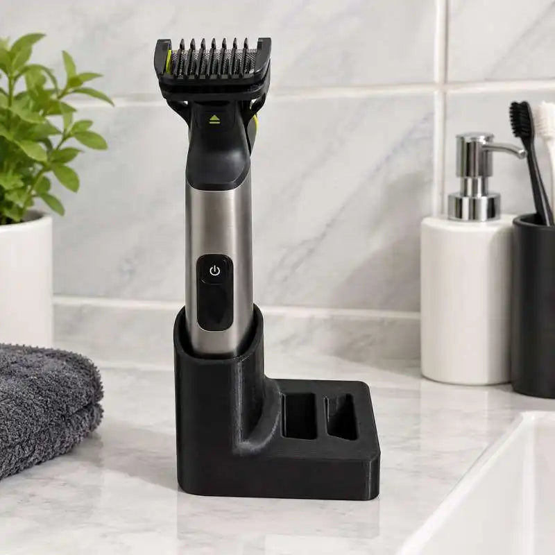 Electric Shaver Charging Storage Holder Tabletop Razor Charger Rack Bathroom Counter Storage Bracket