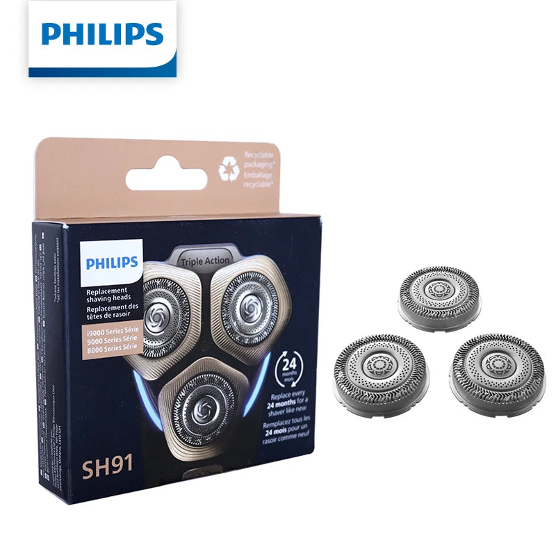 SH91 Replacement Shaver Heads Compatible with Philips Norelco Series S9000