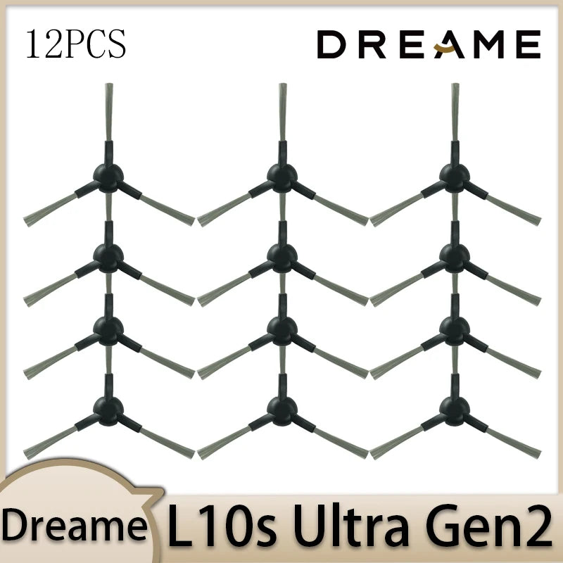 Dreame L10s Ultra Gen2 Robot Vacuum Cleaner Accessories Main Brush Side Brush HEPA Filter Mop Cloths Dust Bag