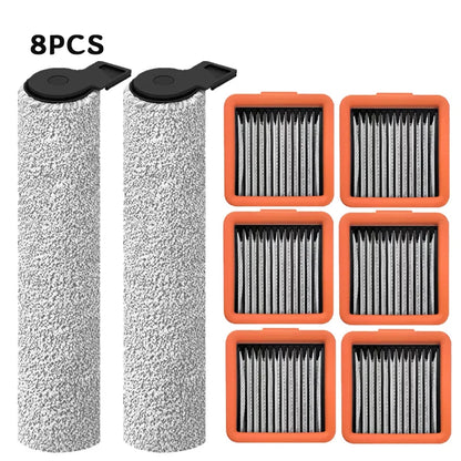 For UWANT D100/ D100 PRO/ D500 / D500 PRO/D600 Robot Vacuum Cleaner Main Roller Brush HEPA Filters Replacement Accessories