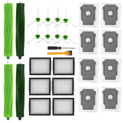 For iRobot Roomba i3 i3+ i4 i4+ i6 i6+ i7 i7+ i8 i8+ E5 E6 E7 Vacuum Accessories Dust Bag HEPA Filter Main Roller Brush Part