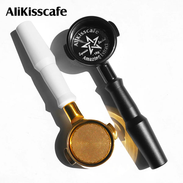 AliKisscafe 58MM Coffee Bottomless Portafilter Naked Kit for E61 Gaggia Hibrew H7 H10a Espresso Machine Accessories Barista Tool