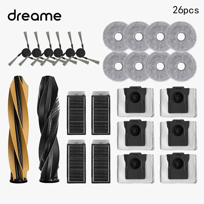 Dreame Matrix10 Pro / Matrix10 Ultra Robot Vacuum Cleaner Replacement Accessories Main Side Brush Filter Mop Cloth Dust Bag
