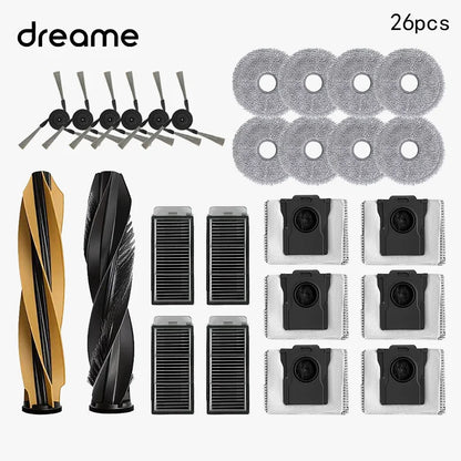 Dreame Matrix10 Pro / Matrix10 Ultra Robot Vacuum Cleaner Replacement Accessories Main Side Brush Filter Mop Cloth Dust Bag