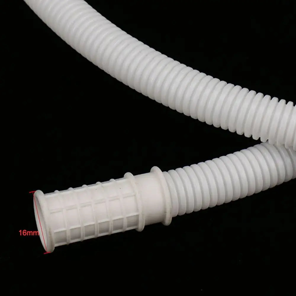 Washing Machine Dishwasher Drain Hose Pipe Waste Water Outlet Expel Soft Tube White PP Plumbing Stretchable Flexible Hose