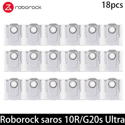 Compatible with Roborock Saros 10R/G20S Ultra Accessories Brush Filter Mop Cloth Dust Bag Spare Parts