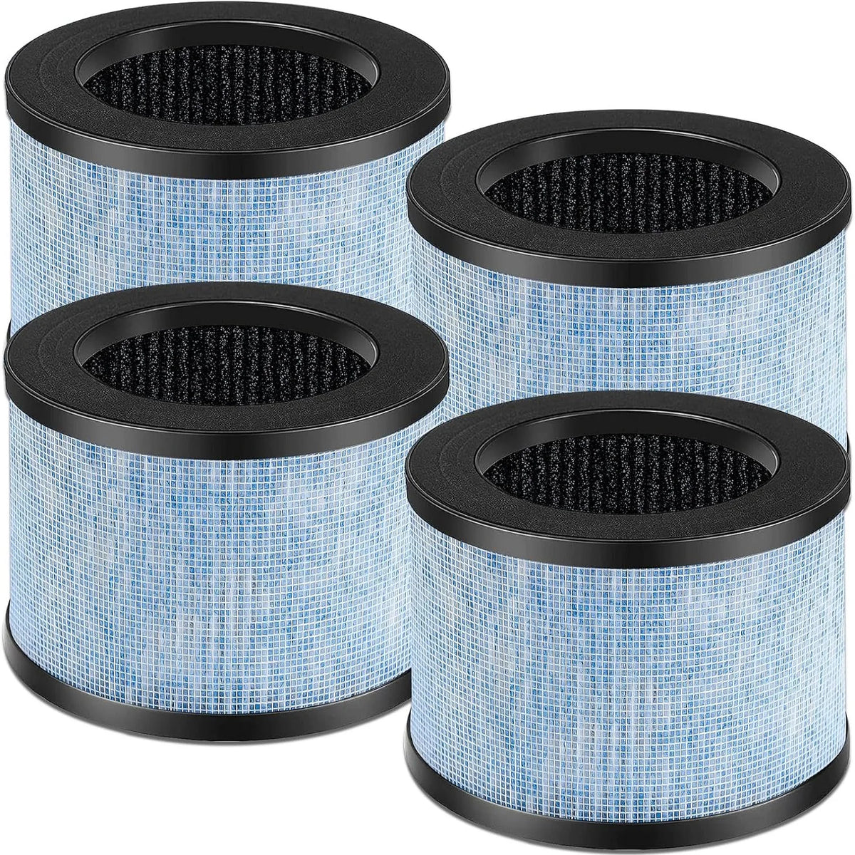 4Pcs Air Cleaner Replacement Filter Compatible with For AROEVE MK01 MK06 DH-JH01 For Air Cleaner Parts Home Appliance Part