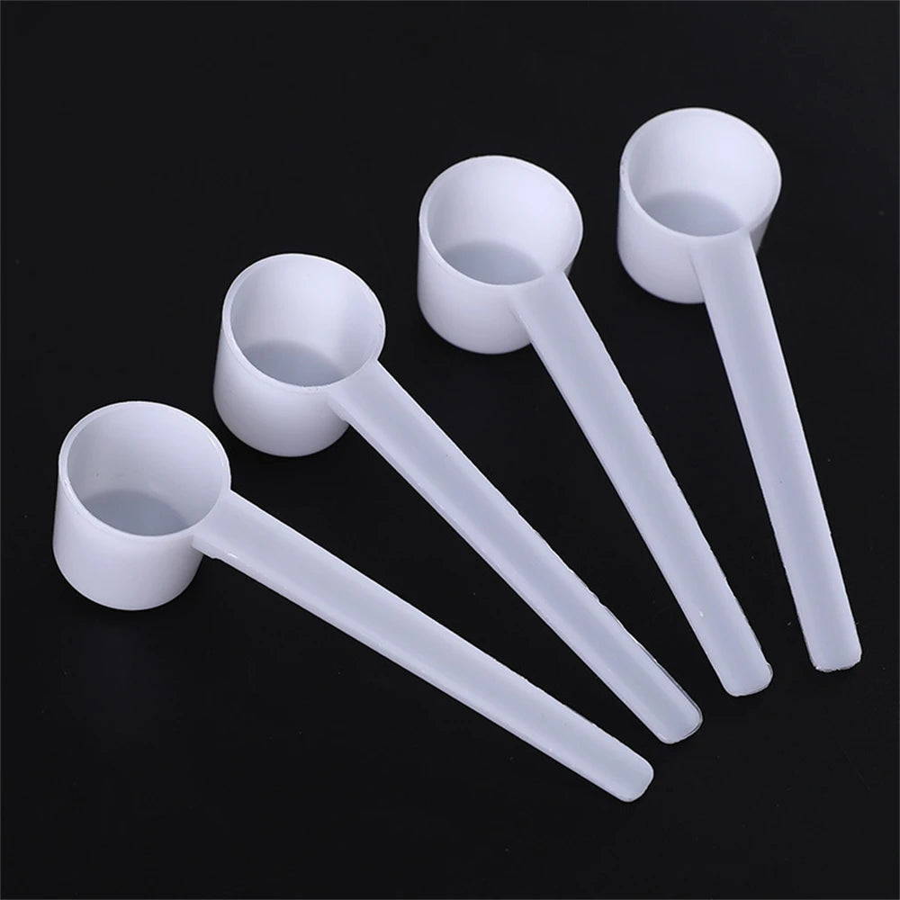300pcs 1g/3g/5g Measuring Spoon Plastic Powder Milk Coffee Scoop Teaspoon Baking Gadgets Kitchen Accessories