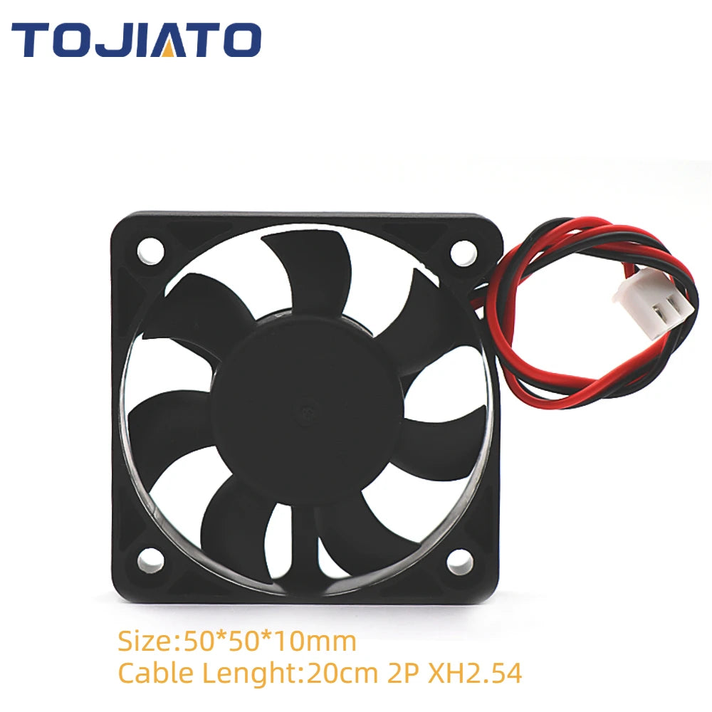 DC Brushless Cooling Fan 2510/3010/4010/5010/5015/6015mm 12V/24V 2Pin Dupont Wire Centrifugal Turbo Blower for 3D Printer Parts