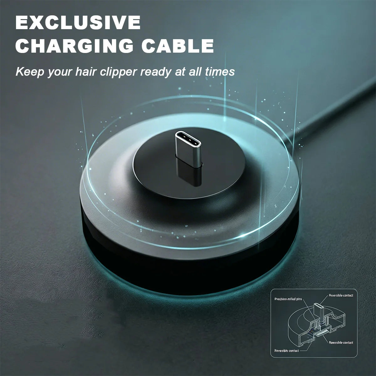 Replacement Shaver Charging Dock — 2299 V — KM-999 / V-368 / 996 / 995 / JC10000 Reference