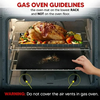 2pcs Reusable Protector Mat Heat Resistant Grill Mats Non-Stick BBQ Grill Mat Baking Mat Barbecue Tools Kitchen Bakeware