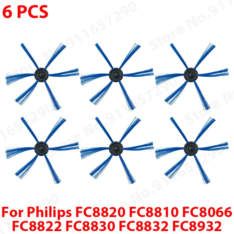 HEPA Filter Screen Side Brush Compatible with Philips FC8820 FC8810 FC8066 FC8822 FC8830 FC8832 FC8932 Robot Vacuum Cleaner Accessories