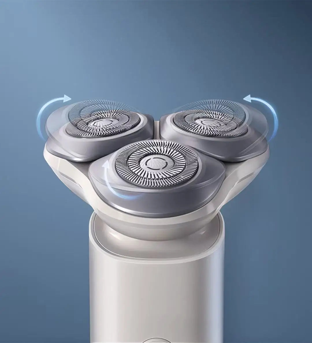 Compatible with Xiaomi Mijia S101 Electric Shavers Replace Blade Beard Trimmer Razor Hair Shaving Replacement Head - Blue/Silver