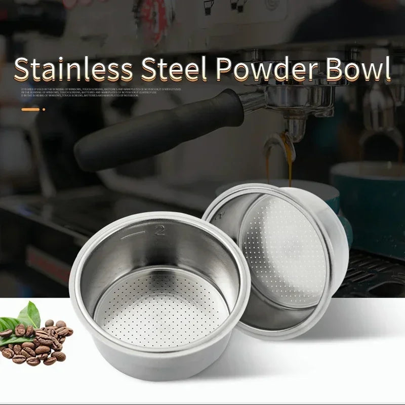 51MM/54MM/58MM Stainless Steel Coffee Filter Basket For Delonghi Breville Cafe Machine Dripper Portafilter Coffee Maker Strainer