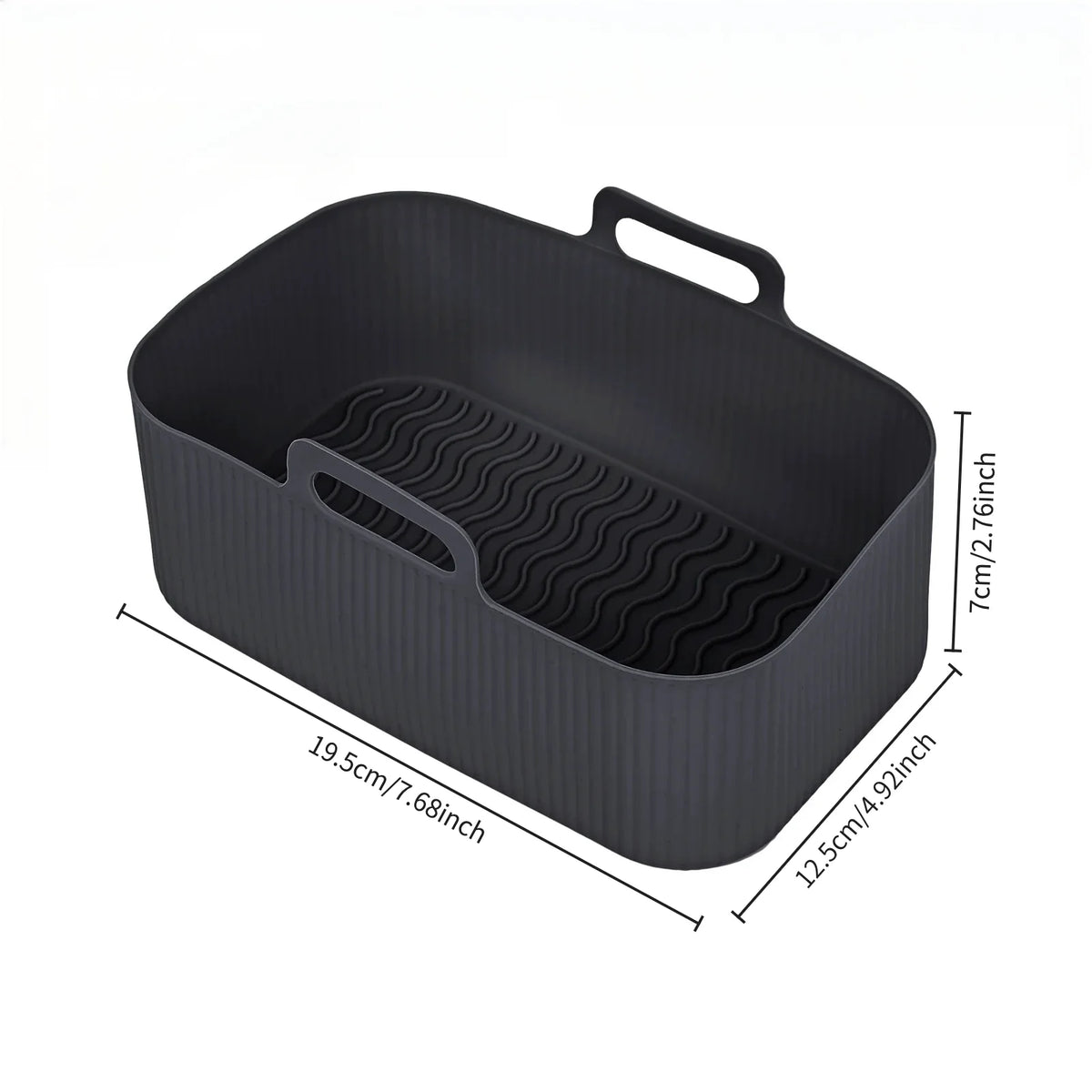 2Pcs/1Pcs Air Fryer Silicone Liners for Ninja SL400 SL401 Stack XL Basket Reusable Air Fryer Baking Tray Airfryer Accessories