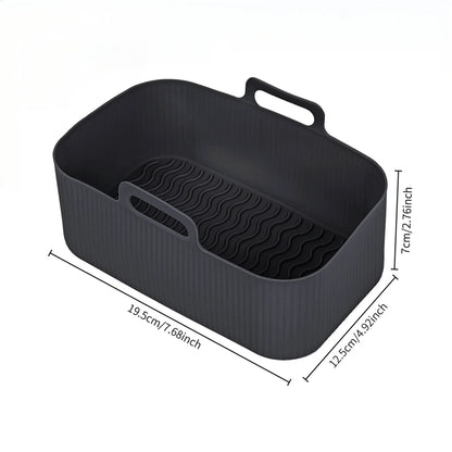 2Pcs/1Pcs Air Fryer Silicone Liners for Ninja SL400 SL401 Stack XL Basket Reusable Air Fryer Baking Tray Airfryer Accessories