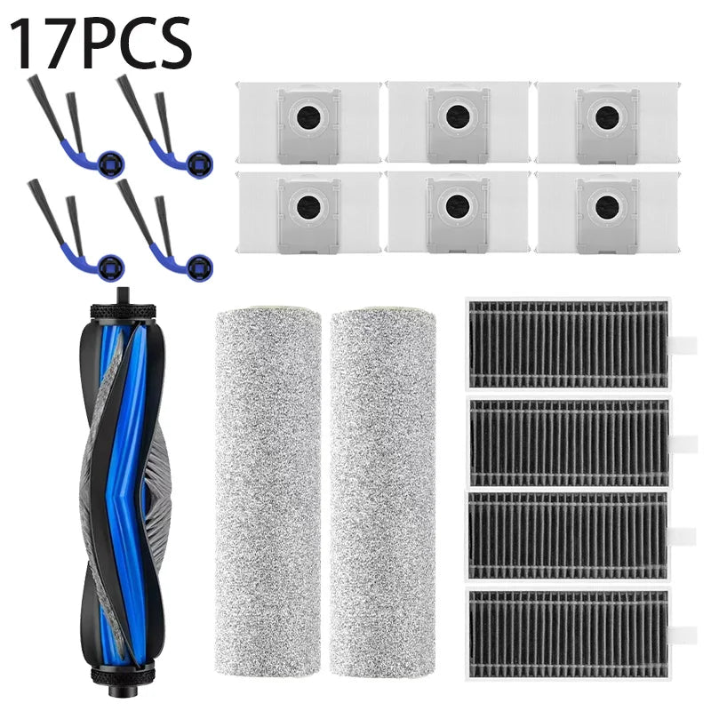 ECOVACS T80 OMNI 、T80 PRO OMNI Vacuum Parts Main Roller Mop Cloth Side Brush Dust Bag HEPA Filter Accessories