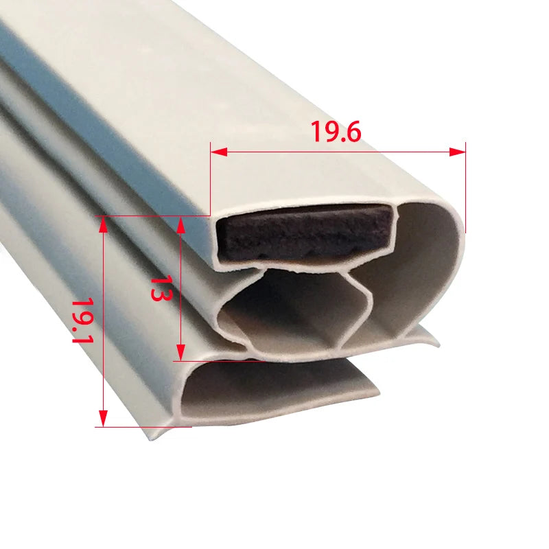 Refrigerator Door Seal — 2.5M — PVC Magnetic — Uncut Strip