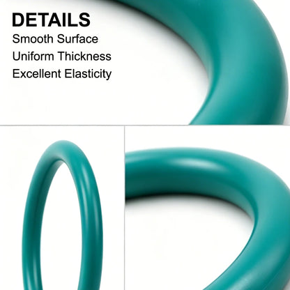 10Pcs FKM O-Ring CS 1.78mm ID 1.78~33.05mm and Corrosion-Resistant Oil Pump Valve Sealing Special Strong Chemical