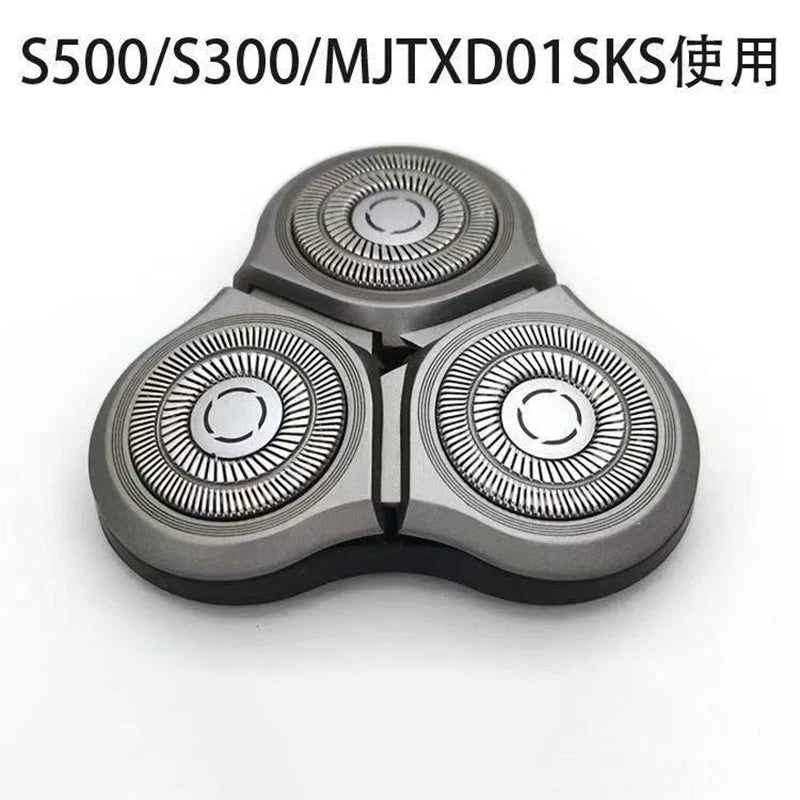 1Pcs Replacement Shaver Head Compatible with Xiaomi Mijia S300 Electric Shaver Razor Blade Dry Wet Shaving Machine Blade