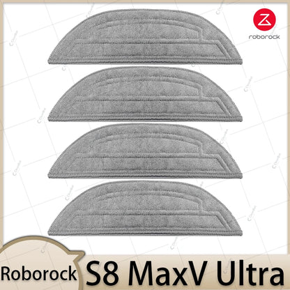 Compatible with Roborock S8 MaxV Ultra Robot Vacuum Parts Main Roller Side Brush Hepa Filter Mop Pad Cloth Dust Bag Accessories