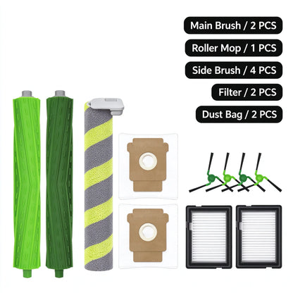 For iRobot Roomba Max 705 Combo 775 Combo 706 Combo 707 Combo Replacement Parts Side Brush Main Brush Filter Dust Bag Roller Mo