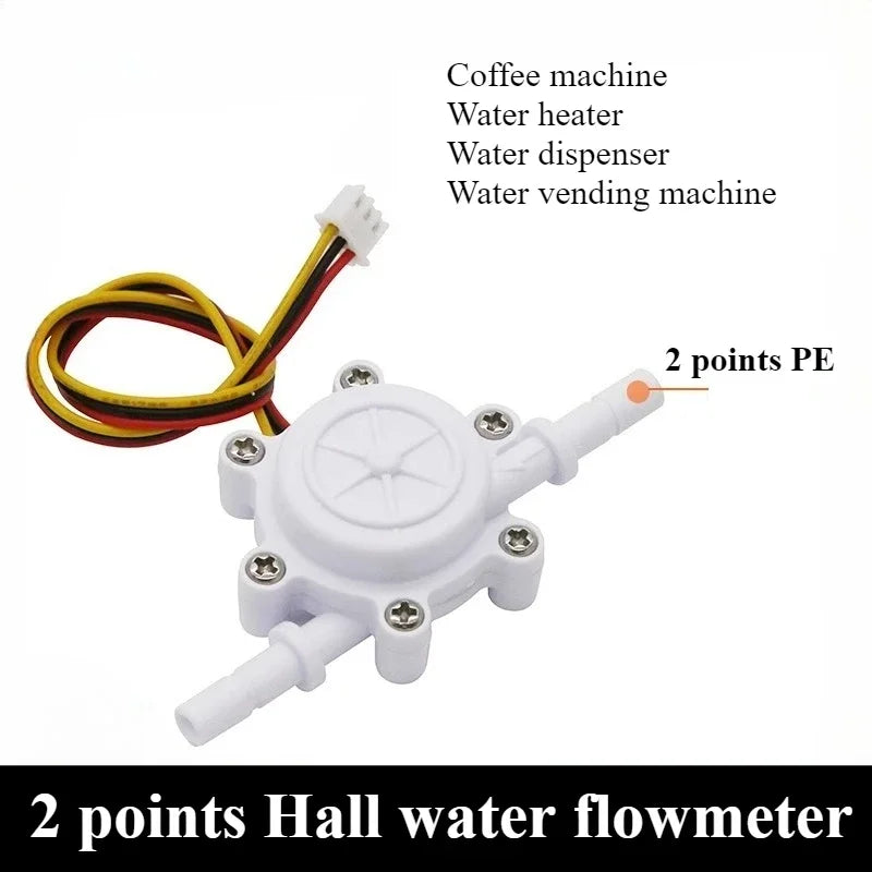 Coffee machine flowmeter, water dispenser flowmeter sensor, tower interface Hall sensor, 2 points