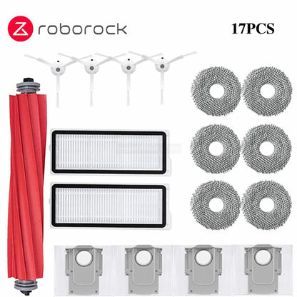 Compatible with Roborock Q Revo MaxV/Q Revo S/Q Revo Pro Robot Vacuums Cleaner Accessory Dust Bag Main Side Brush HEPA Filter Mop Cloths Spare