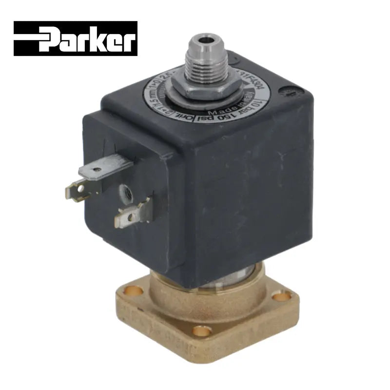 Italian made, semi-automatic coffee machine brewing head solenoid valve Parker ZB09/483510S6 230V solenoid valve brass