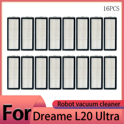 Dreame L20 Ultra Robot Vacuum Cleaner Accessories Main Brush Side Brush HEPA Filter Mop Cloths Dust Bag Spare Par