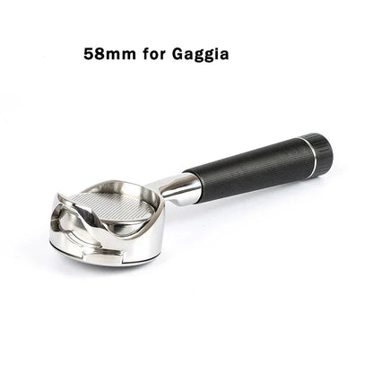 58MM 2ears Stainless Steel Coffee Handle Filter for Gaggia/Baby/Classic Coffee Machine Bottomless Hollow Portafilter Tool