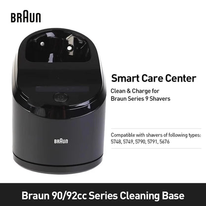 Braun ShaverCare Cleaning Stations Smart Clean Center For Braun Shaver 4 Models to Choose(Without Shaver))