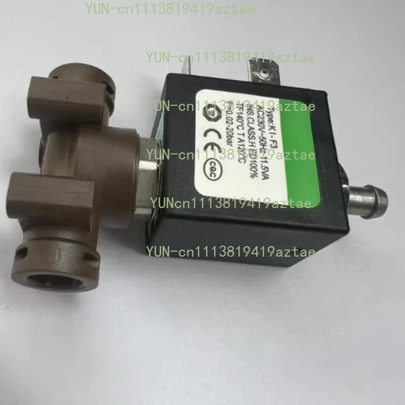 For cnkalun Miniature 3-Way Solenoid Valve KL-F3 0.02–20 bar Snap-On T-Head for Coffee Machines Electric Irons