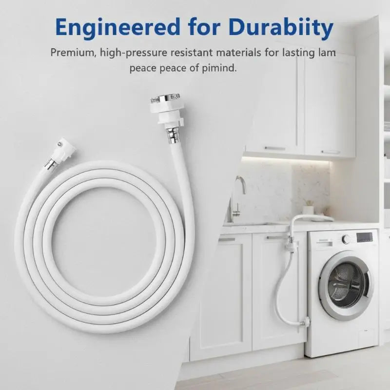 PortableUniversal Automatic Washing Machine Water Inlet Hose Leak-free 2.5M 4M Optional Pipe for Home Washer Accessory