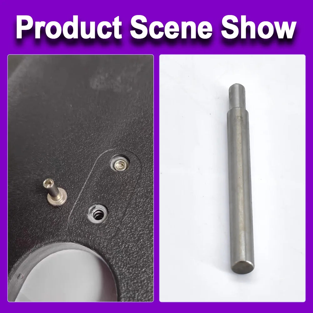 Half Hollow Rivet Nut Punch Manual Press Knocking Crimping Flanging Hand Tool Riveter Machine Punch M2 M2.5 M3 M4 M5 M6 M8 M10