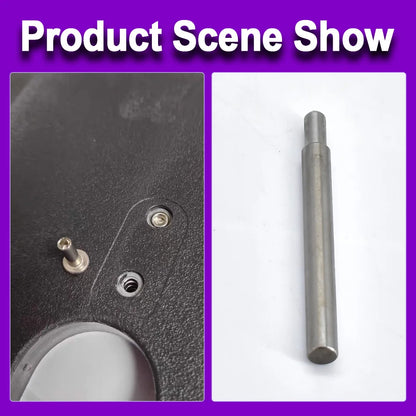 Half Hollow Rivet Nut Punch Manual Press Knocking Crimping Flanging Hand Tool Riveter Machine Punch M2 M2.5 M3 M4 M5 M6 M8 M10