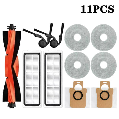 Compatible with Xiaomi Robot Vacuum 5 Pro/OV21GL Robot Vacuum Cleaner Accessories Mop Dust Bag Main Brush Side Brush Filter Replacement